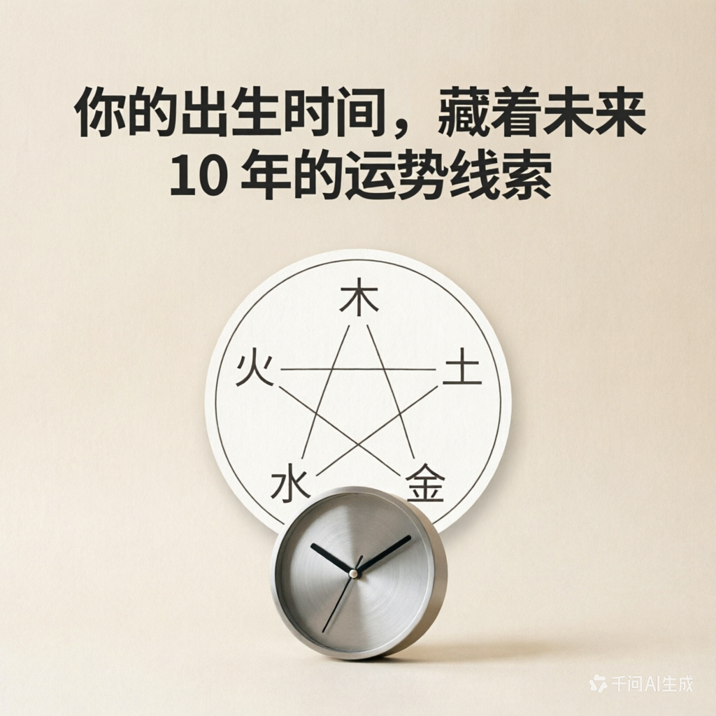 你的出生时间，藏着未来 10 年的运势线索-网创之家