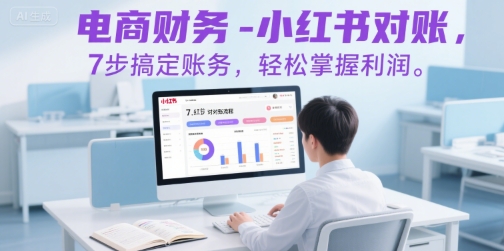 电商财务-小红书对账，7步搞定账务，轻松掌握利润-网创之家