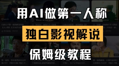 用AI做第一人称独白影视解说，手把手教学，保姆级教程-网创之家