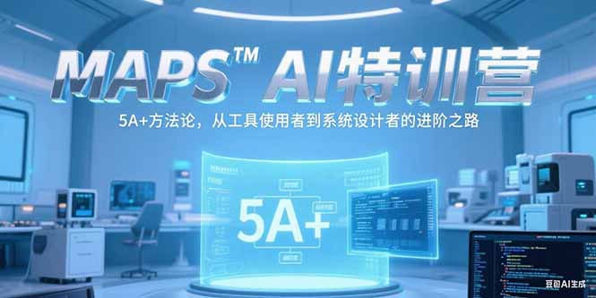 MAPSAI特训营，掌握 5A+方法论，从工具使用者到系统设计者的进阶之路-网创之家