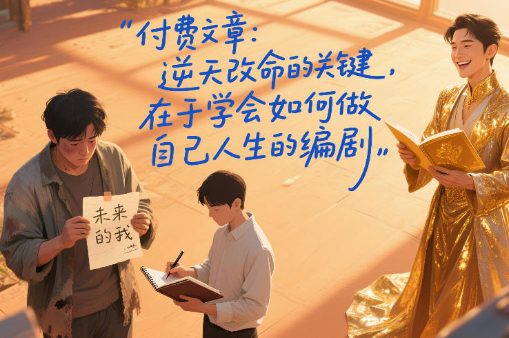 付费文章：逆天改命的关键，在于学会如何做自己人生的编剧-网创之家