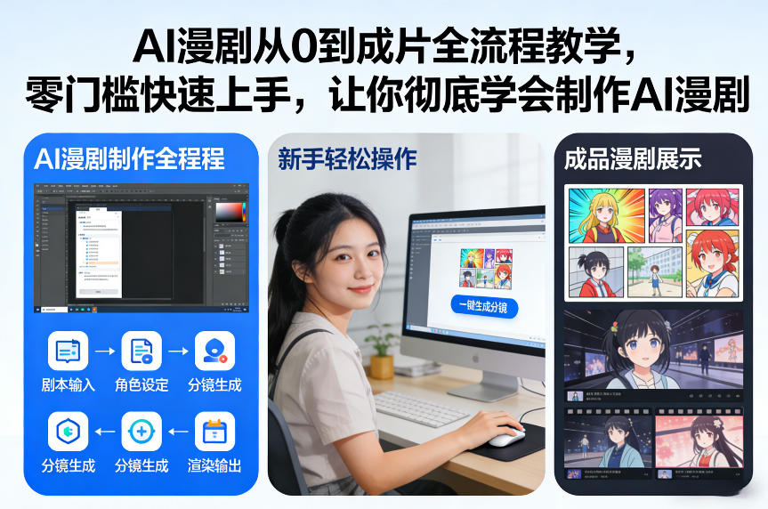 AI漫剧从0到成片全流程教学，零门槛快速上手，让你彻底学会制作AI漫剧【保姆级教程】-网创之家