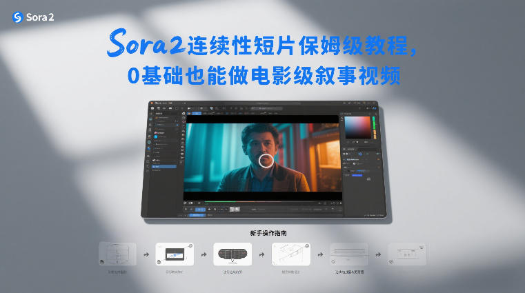 Sora2连续性短片保姆级教程，0基础也能做电影级叙事视频-网创之家