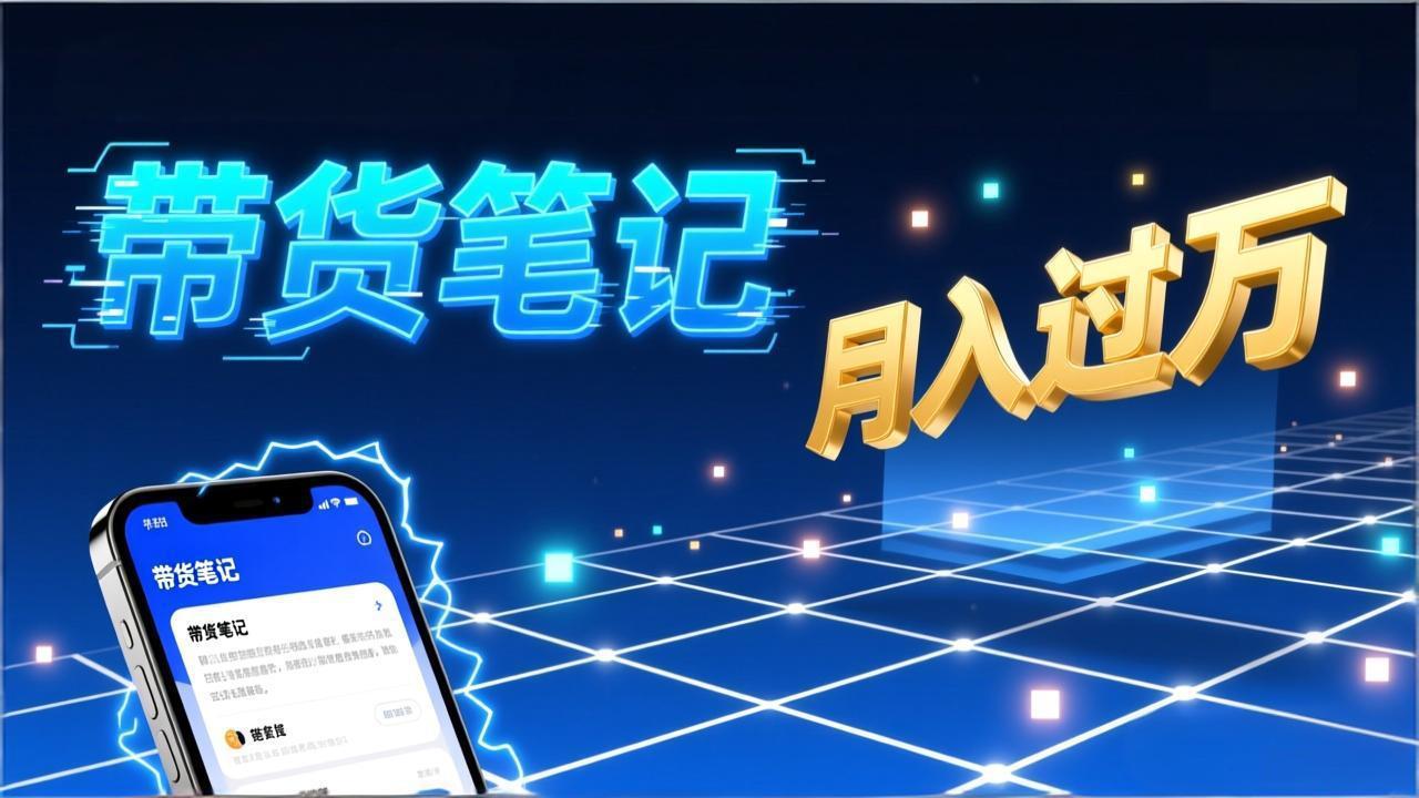 小红书爆款笔记带货实战：拆解封面标题正文全要素，手把手教你单篇笔记带货月入过万-网创之家