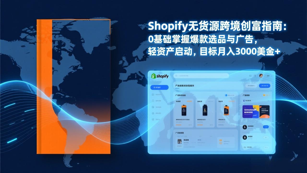 Shopify爆款打法实战：从选品到广告投放，复制爆款模型，驱动独立站月销售额破万刀-网创之家