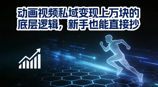 动画视频私域变现上W的底层逻辑，新手也能直接抄-网创之家
