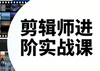 剪辑师进阶实战课(更新23年-25年)-网创之家