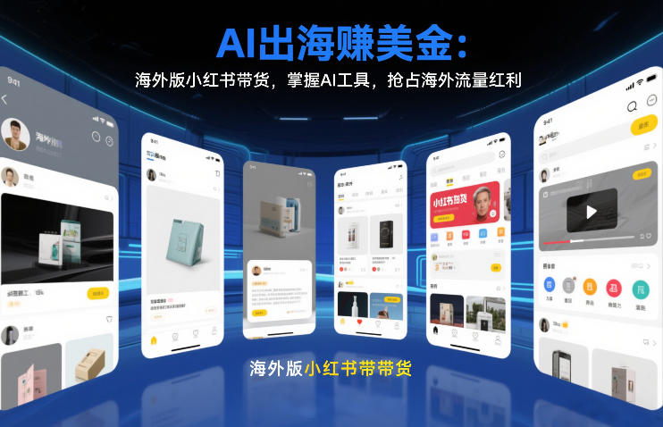 AI出海賺美金：海外版小红书带货，掌握AI工具，抢占海外流量红利(更新2026)-网创之家
