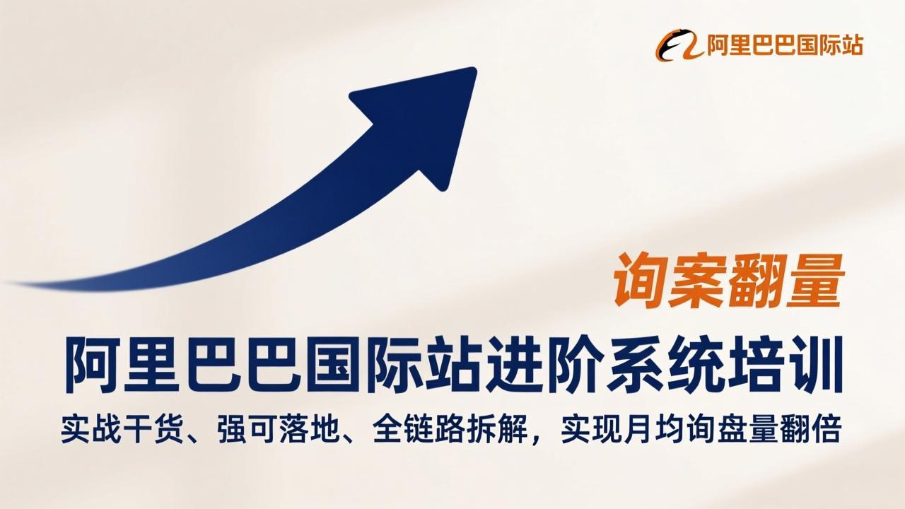 阿里巴巴国际站进阶系统培训，实战干货、强可落地、全链路拆解，实现月均询盘量翻倍-网创之家