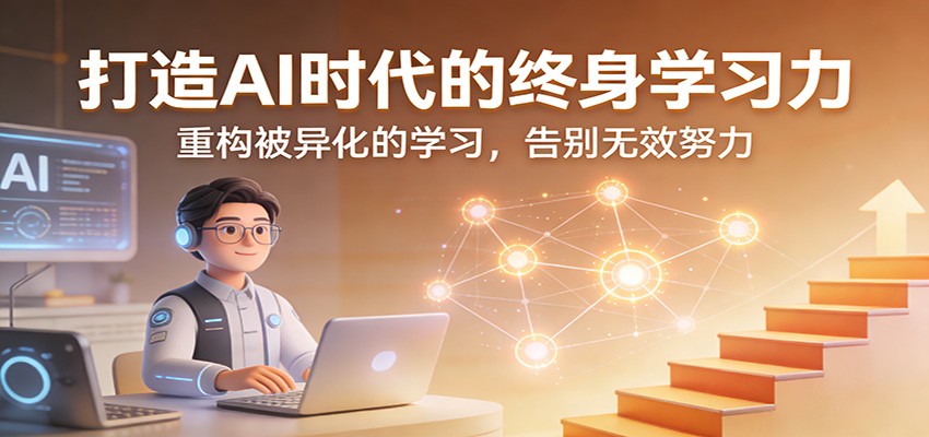 打造AI时代的终身学习力：重构被异化的学习，告别无效努力-网创之家
