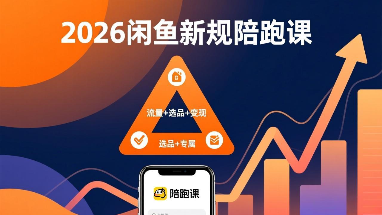 2026闲鱼高阶陪跑课全新上线，带你吃透新规玩转选品流量，从零搭建稳定变现盈利体系-网创之家