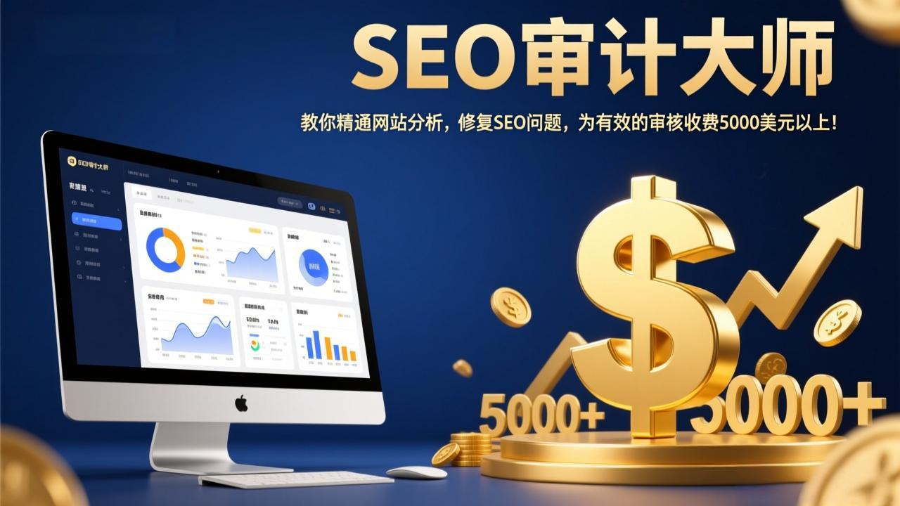 SEO审计大师：教你精通网站分析，修复SEO问题，为有效的审核收费5000美元以上！-网创之家