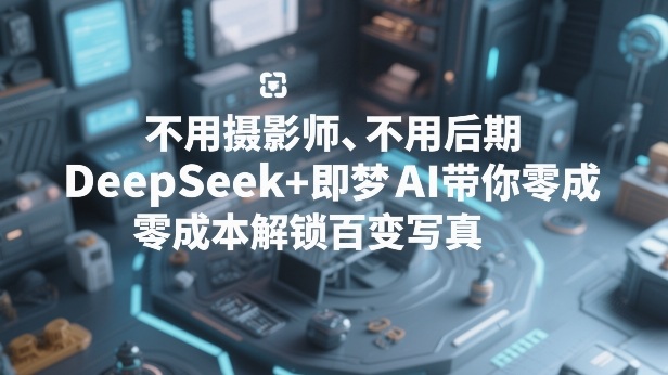 不用摄影师、不用后期，DeepSeek+即梦AI带你零成本解锁百变写真！-网创之家