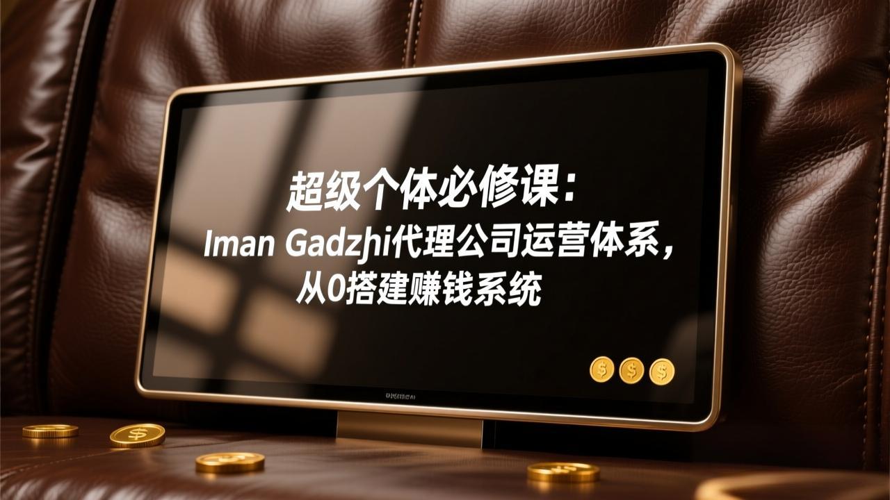 超级个体必修课：Iman Gadzhi代理公司运营体系，从0搭建赚钱系统-网创之家
