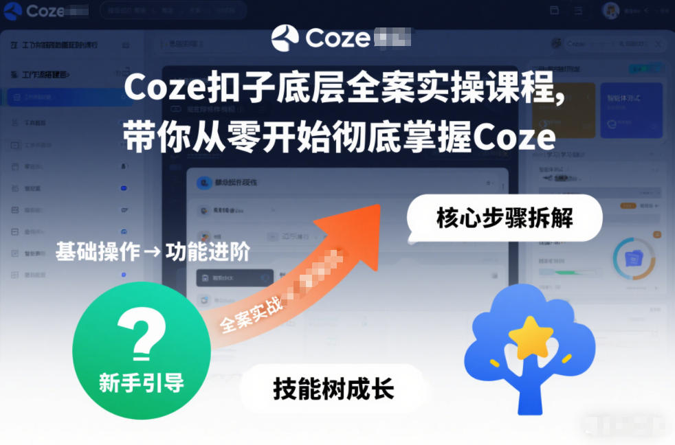 Coze扣子底层全案实操课程，带你从零开始彻底掌握Coze(更新3月)-网创之家