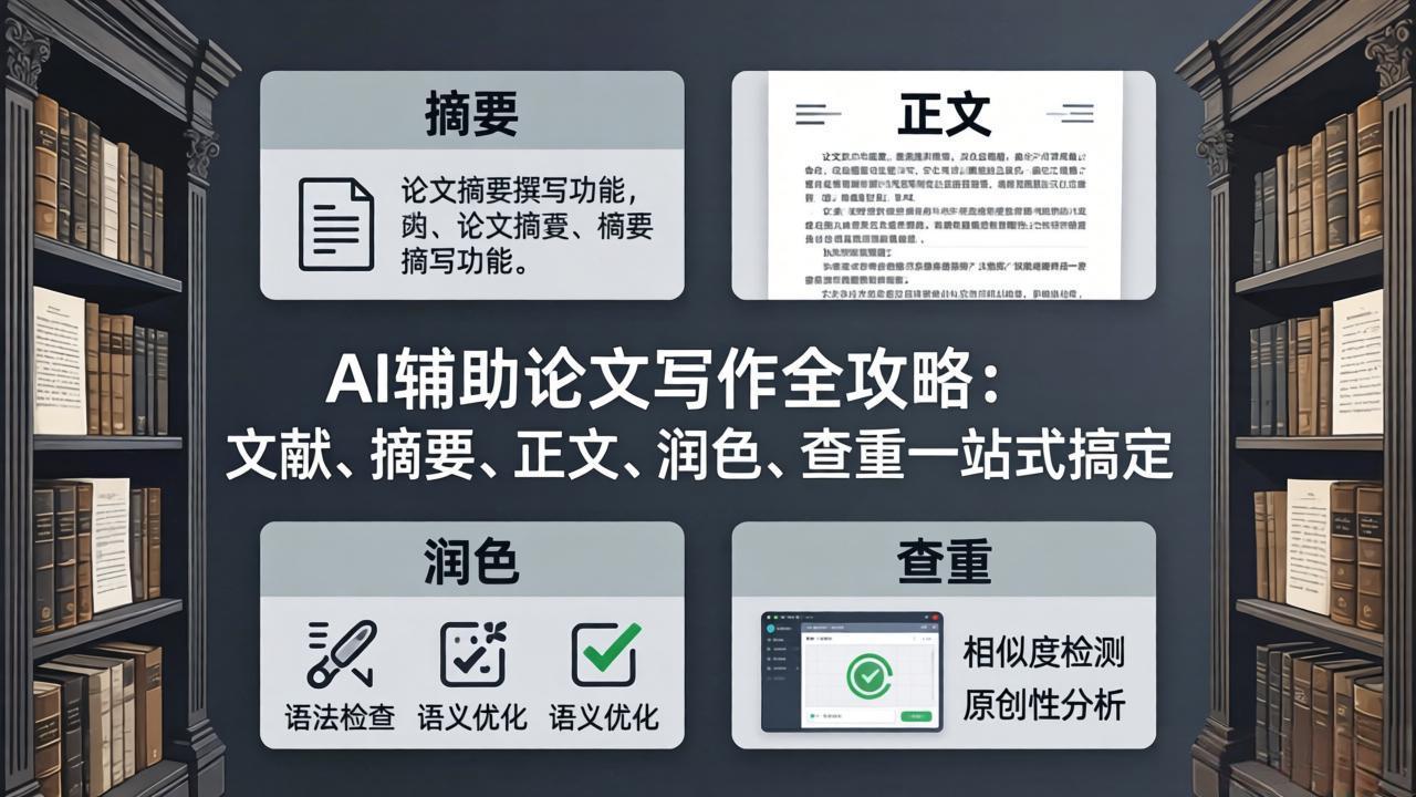 AI辅助论文写作全攻略：文献、摘要、正文、润色、查重一站式搞定-网创之家
