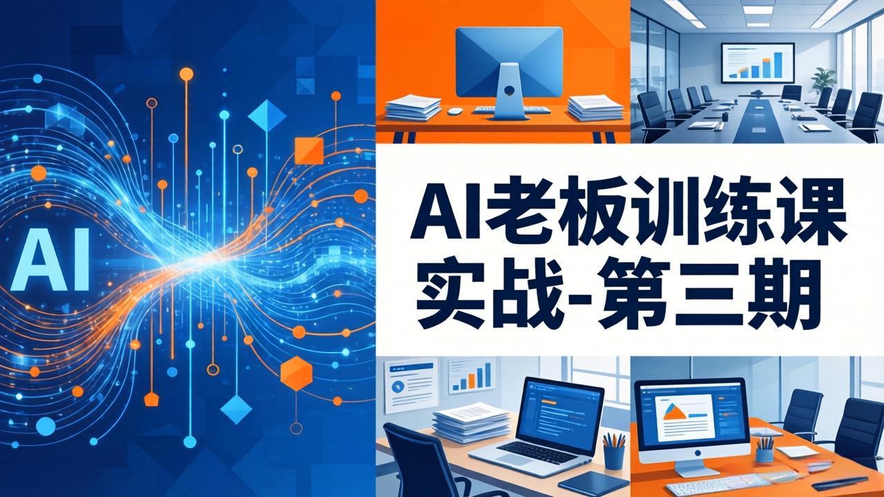 AI老板训练课实战-第三期：AI+内容应用落地教学，从0到1打通AI变现完整路径-网创之家