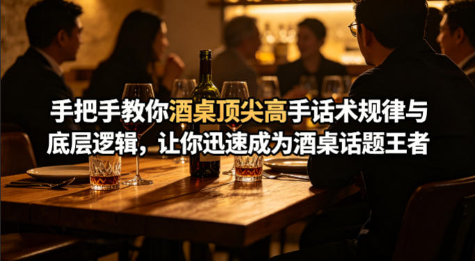 付费文章：手把手教你酒桌顶尖高手话术规律与底层逻辑，让你迅速成为酒桌话题王者(二十年全网独家经验分享)-网创之家