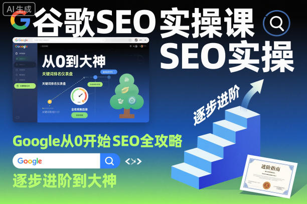 谷歌SEO实操课，Google从0开始SEO全攻略，逐步进阶到大神(更新26年)-网创之家