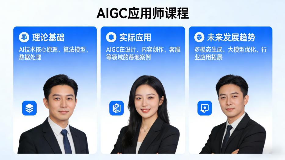 AIGC应用师课程，覆盖了AI技术的理论基础、实际应用、以及未来发展趋势(更新)-网创之家