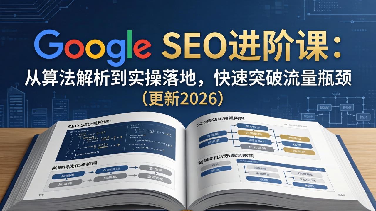 Google SEO进阶课：从算法解析到实操落地，快速突破流量瓶颈(更新2026-网创之家
