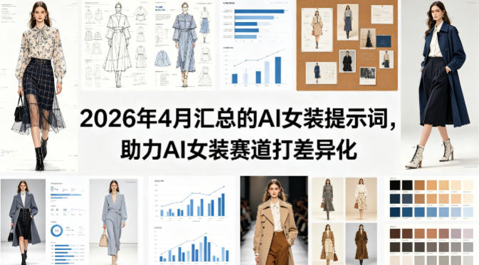 2026年4月汇总的AI女装提示词，助力AI女装赛道打差异化-网创之家