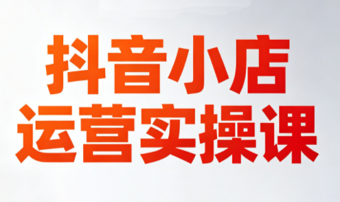 李老师·抖音小店运营实操课(更新2026)-网创之家