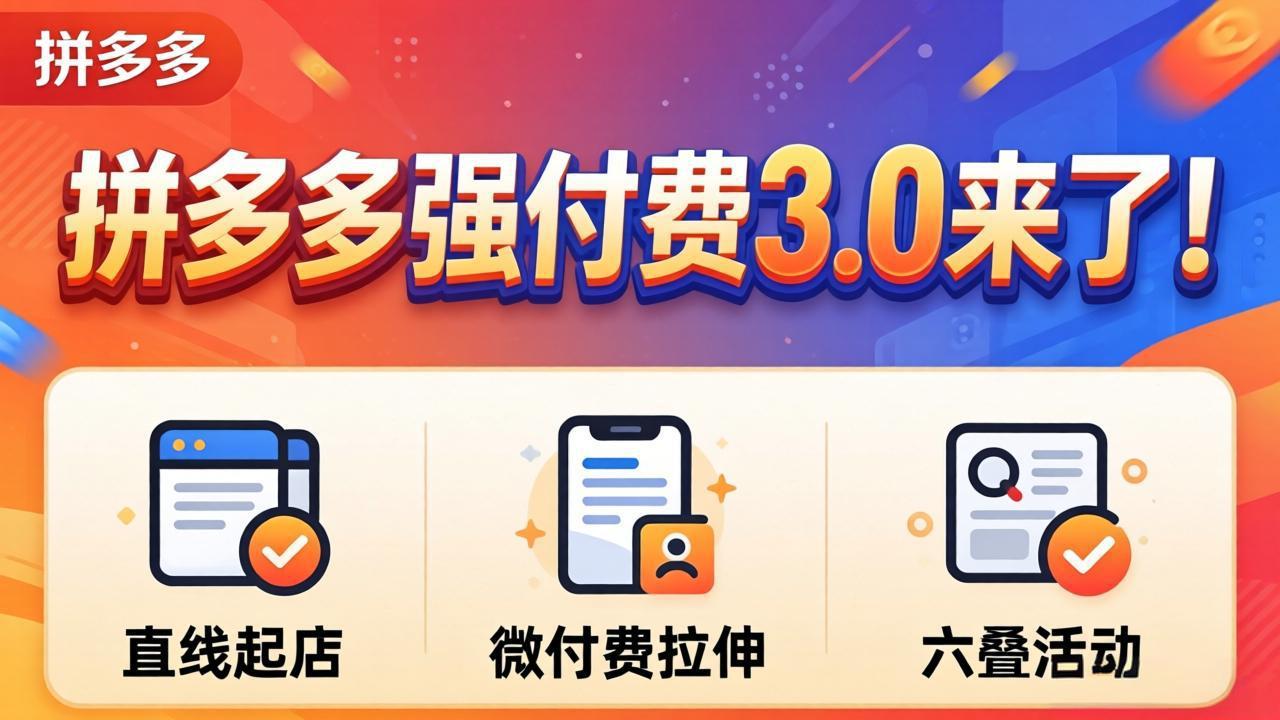 拼多多强付费3.0来了(更新4月-网创之家