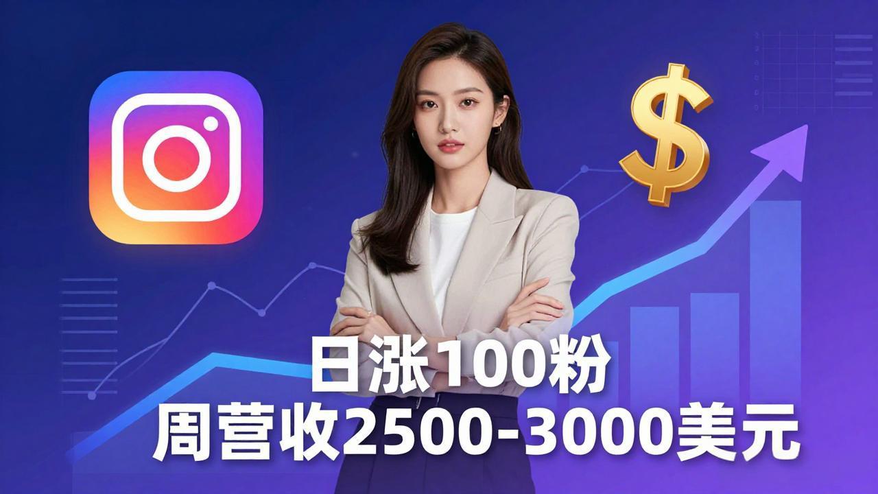 想做数字产品？Sheri亲授：日涨100粉、每周2500至3000美元的营收，Instagram躺着赚-网创之家