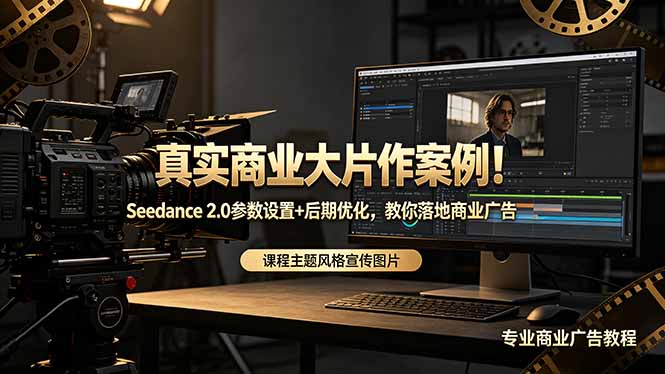 真实商业大片作案例！Seedance 2.0参数设置+后期优化，教你落地商业广告-网创之家
