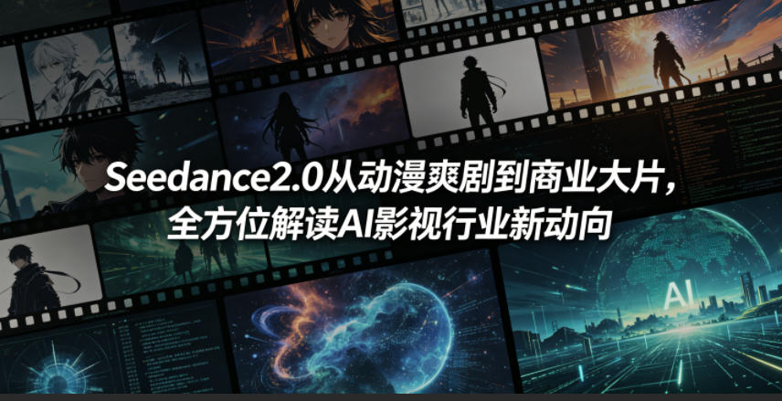Seedance2.0从动漫爽剧到商业大片，全方位解读AI影视行业新动向-网创之家