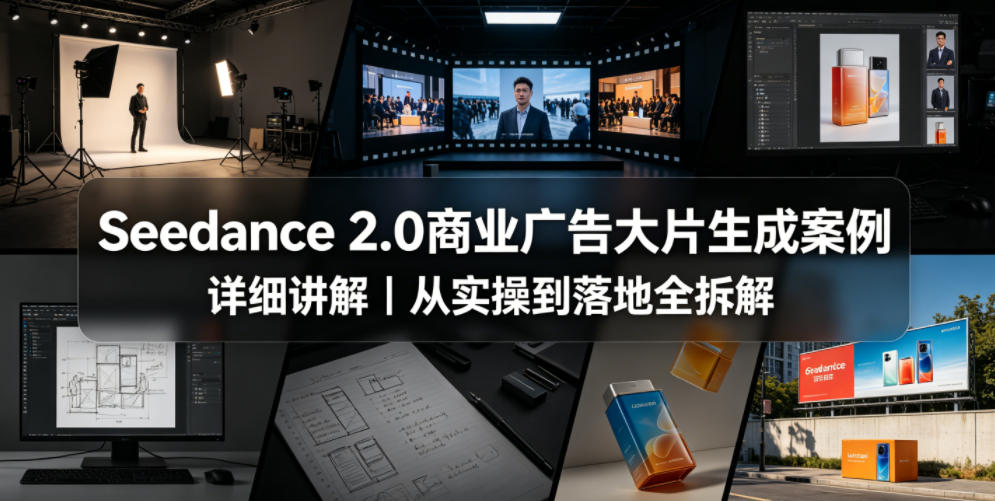 Seedance 2.0商业广告大片生成案例详细讲解｜从实操到落地全拆解-网创之家