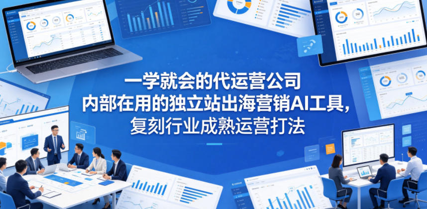 一学就会的代运营公司内部在用的独立站出海营销AI工具，复刻行业成熟运营打法-网创之家