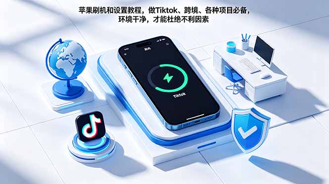 苹果刷机和设置教程，做Tiktok、跨境、各种项目必备，环境干净，才能杜绝不利因素-网创之家