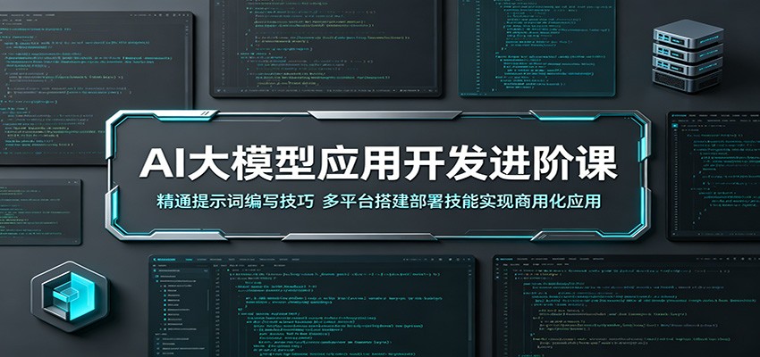 AI大模型应用开发进阶课：精通提示词编写技巧，多平台搭建部署技能实现商用化应用-网创之家