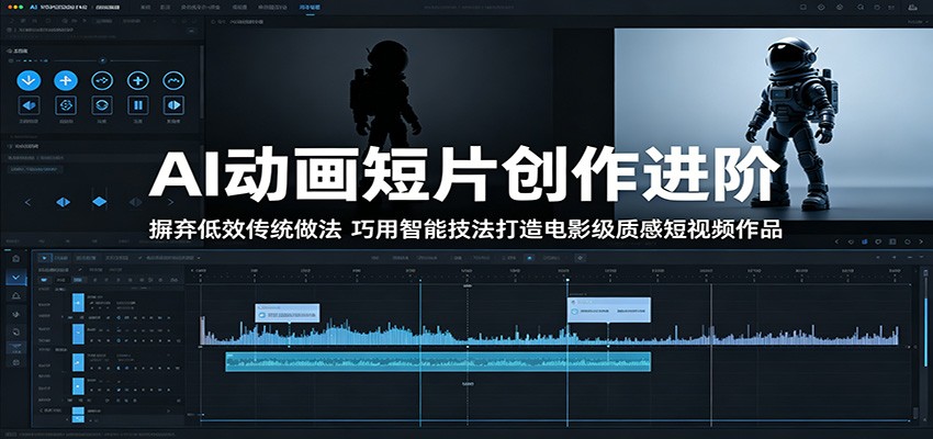AI动画短片创作进阶：摒弃低效传统做法，巧用智能技法打造电影级质感短视频作品-网创之家