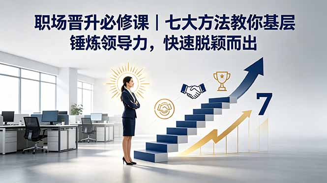 付费文章：职场晋升必修课｜七大方法教你基层锤炼领导力，快速脱颖而出-网创之家