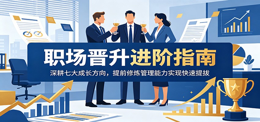 职场晋升进阶指南：深耕七大成长方向，提前修炼管理能力实现快速提拔-网创之家