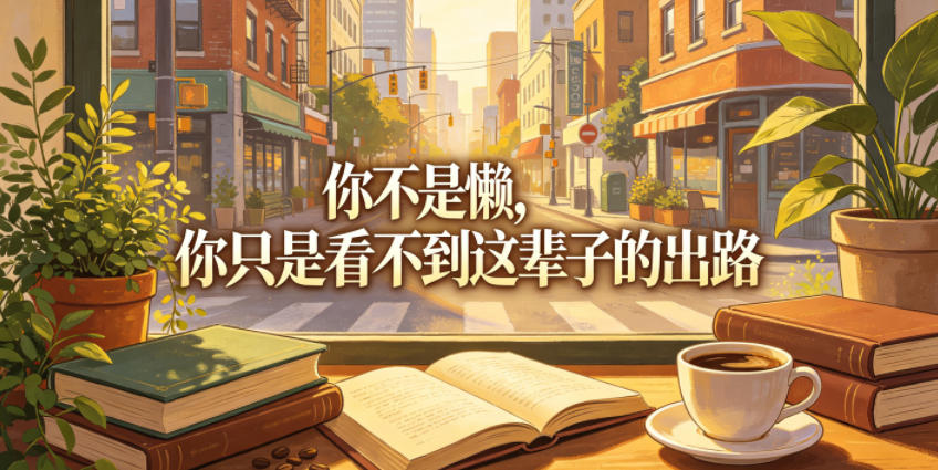 付费文章：你不是懒，你只是看不到这辈子的出路-网创之家