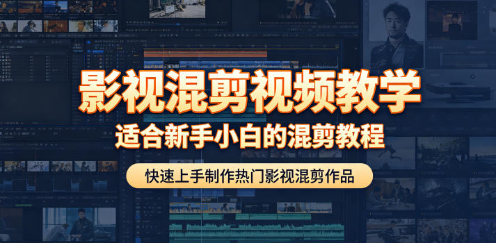 影视混剪视频教学，适合新手小白的混剪教程，快速上手制作热门影视混剪作品-网创之家