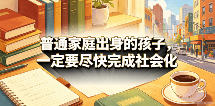 付费文章：普通家庭出身的孩子，一定要尽快完成社会化-网创之家