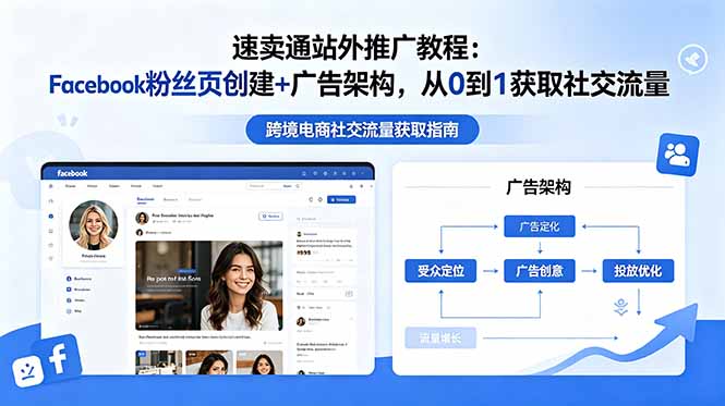 速卖通站外推广教程：Facebook粉丝页创建+广告架构，从0到1获取社交流量-网创之家