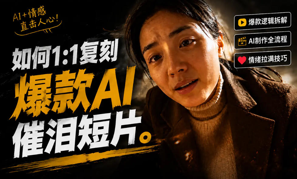 豆包+Gemini生成真人AI短剧-拆解复刻百万爆款第一人称短片，一站式讲透爆款复刻全流程-网创之家