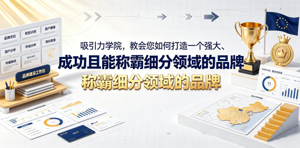 吸引力学院，教会您如何打造一个强大、成功且能称霸细分领域的品牌！【原创双语字幕】-网创之家