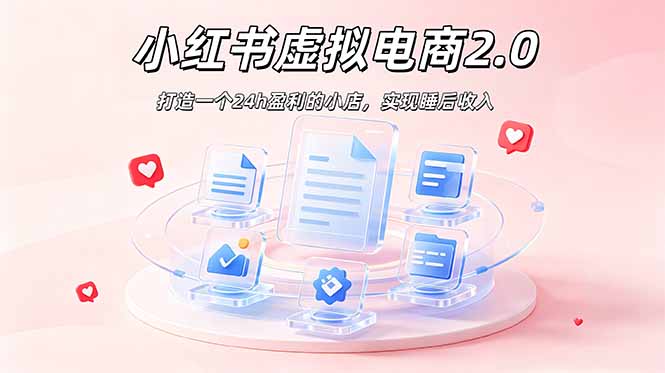 2026 年最强风口掘金项目：AI小红书虚拟电商，布局搜索流量，每日躺赚500+-网创之家