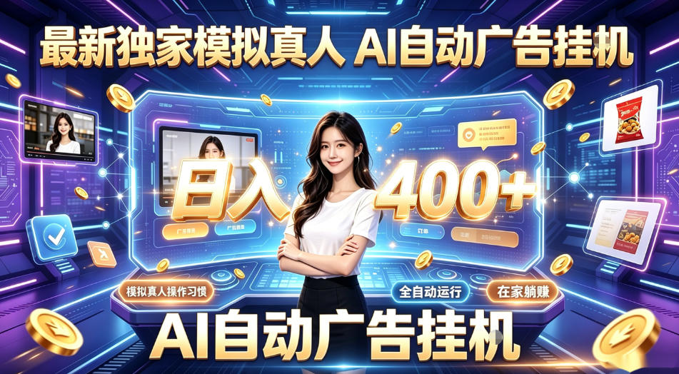 最新独家模拟真人，AI自动挂号挂G，日入400+，全程全自动运行，无需人工【揭秘】-网创之家