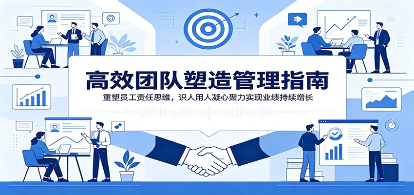 高效团队塑造管理指南：重塑员工责任思维，识人用人凝心聚力实现业绩持续增长-网创之家