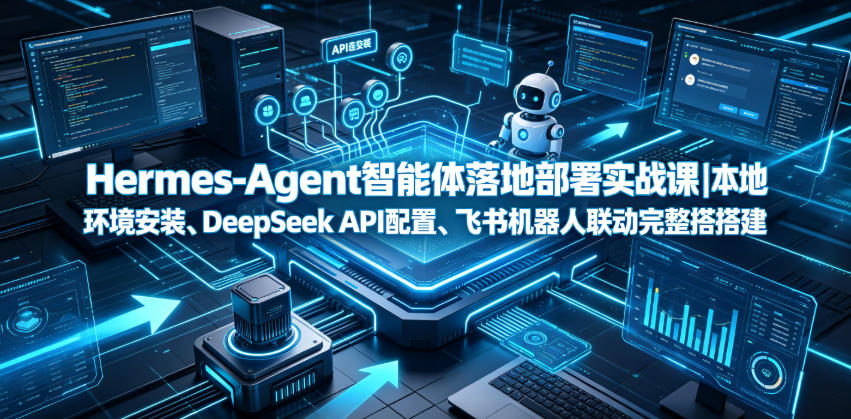 Hermes-Agent智能体落地部署实战课｜本地环境安装、DeepSeek API配置、飞书机器人联动完整搭建教程-网创之家