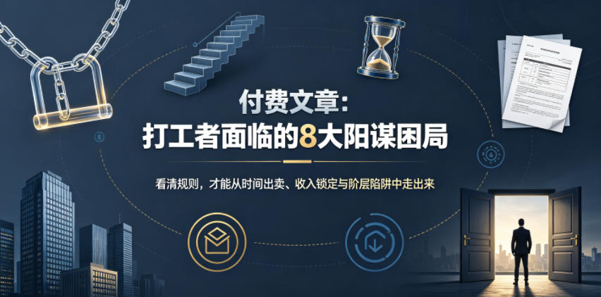 付费文章：打工者面临的8大阳谋困局-网创之家
