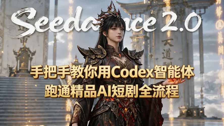 手把手教你用Seedance2.0+Codex智能体跑通精品AI短剧全流程(附3种skill技能-网创之家